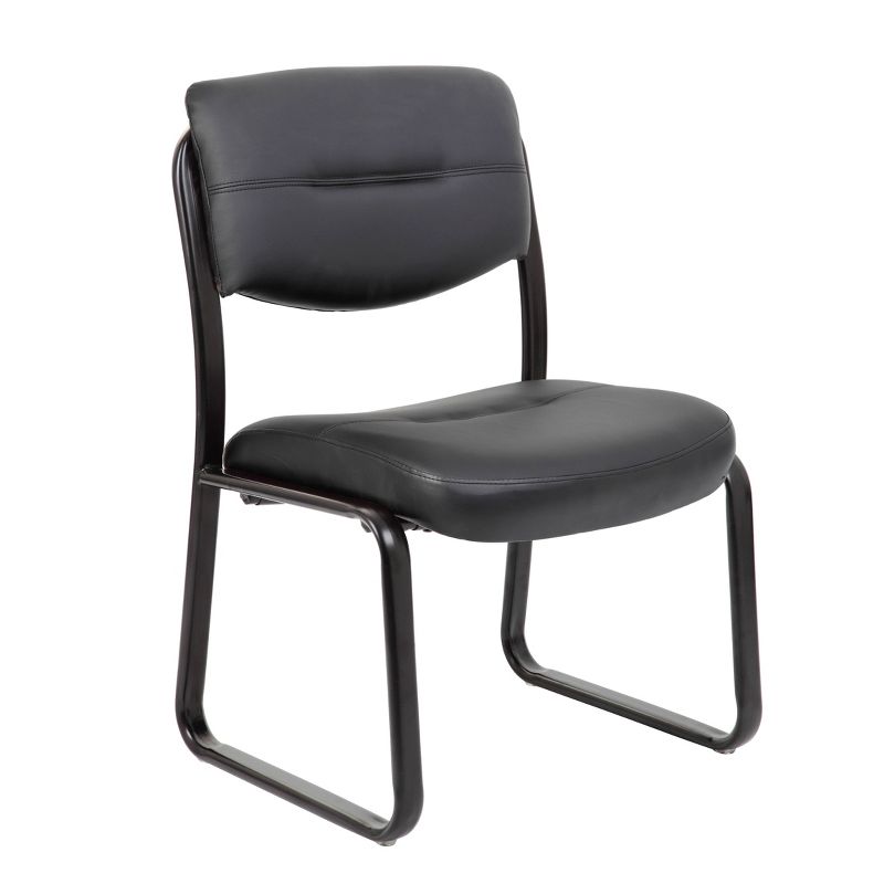 Sled Base Guest Chair Black - Boss