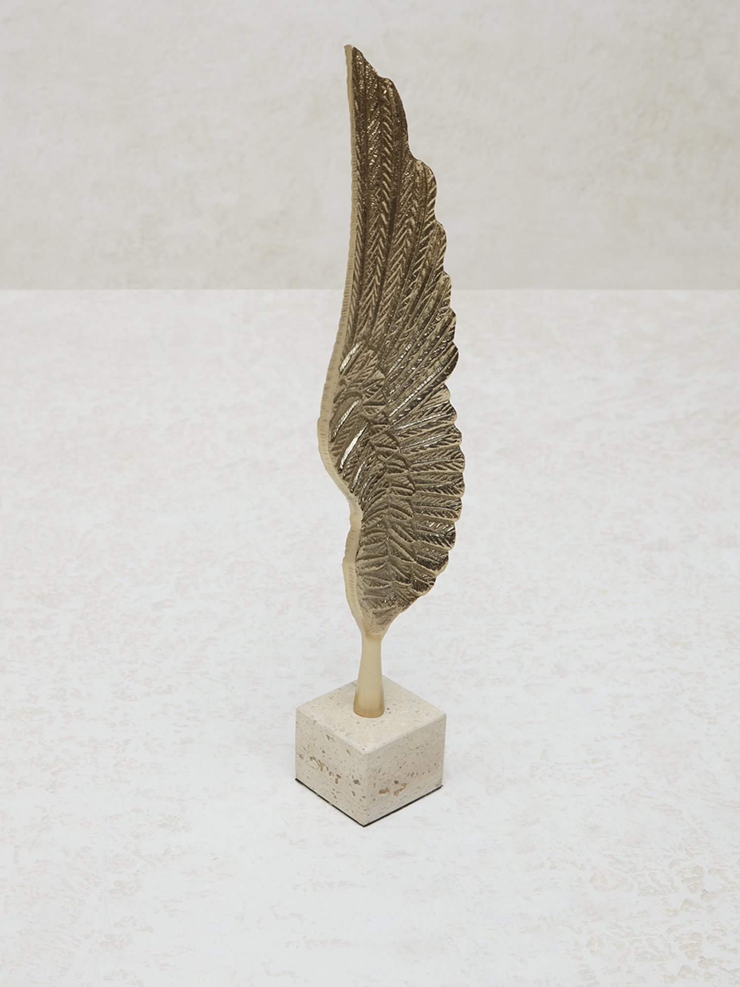 Westside Home Gold Angel Wing on Stand Decorative Accessory
