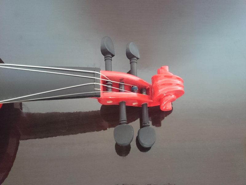 Student Acoustic Violin Size 4/4 Maple Spruce with Case Bow Rosin Red Color