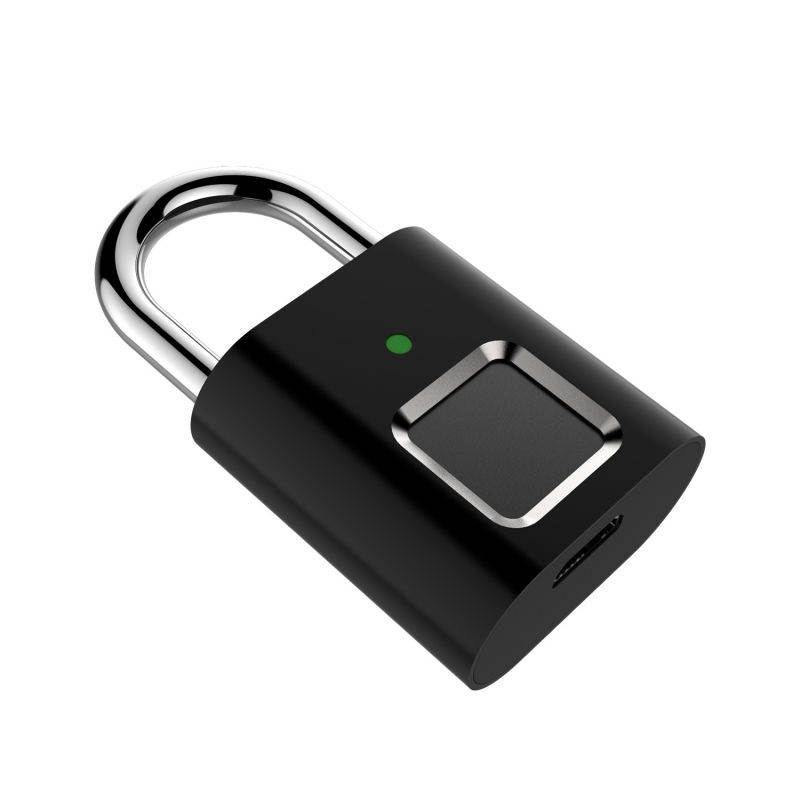 Anytek L34 Smart Fingerprint Lock Security Keyless Padlock For Door Box Bag USB Charging
