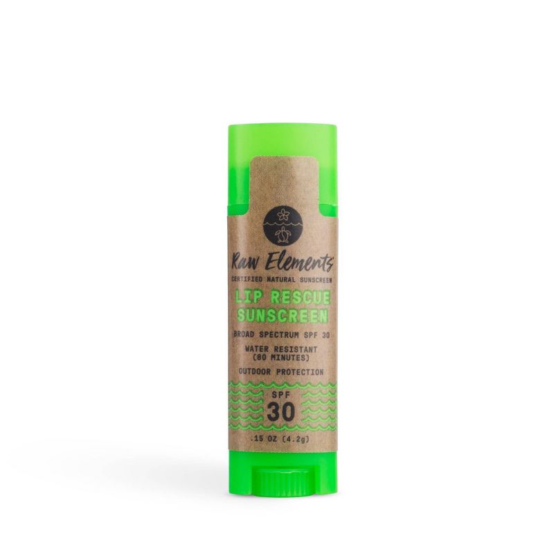 Raw Elements Outdoor Lip Rescue Balm - SPF 30 - 2ct