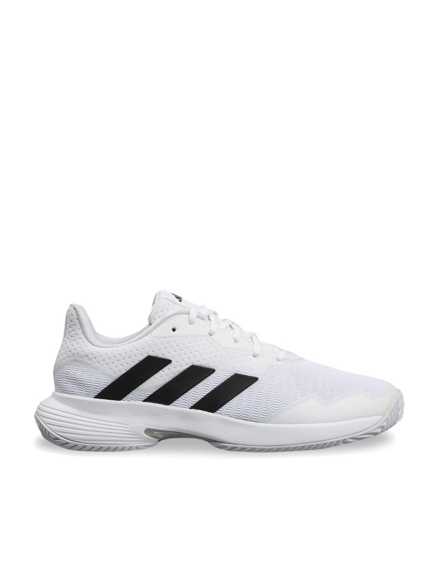 Adidas Men's CourtJam Control White Tennis Shoes