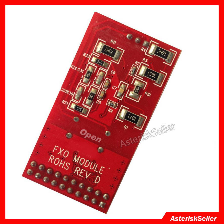 FXO Module X100M,1 Port FXO Single Channel Trunk (FXO) Module For TDM400p TDM410P AEX410 TDM410E