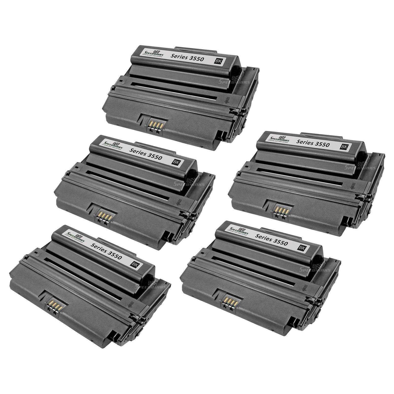 Speedy Inks - 5pk Xerox Compatible 106R01530 Black Laser Toner