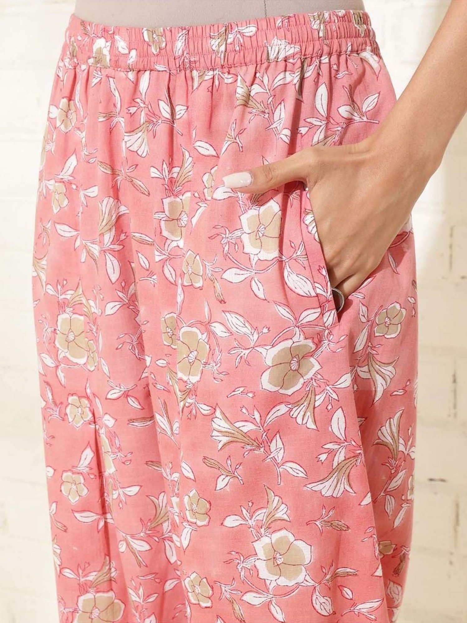 Castle Black Embroidered Palazzos