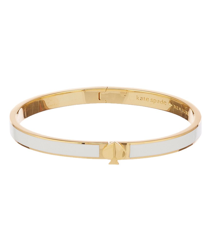 kate spade new york Heritage Spade Thin Enamel Spade Bangle Bracelet