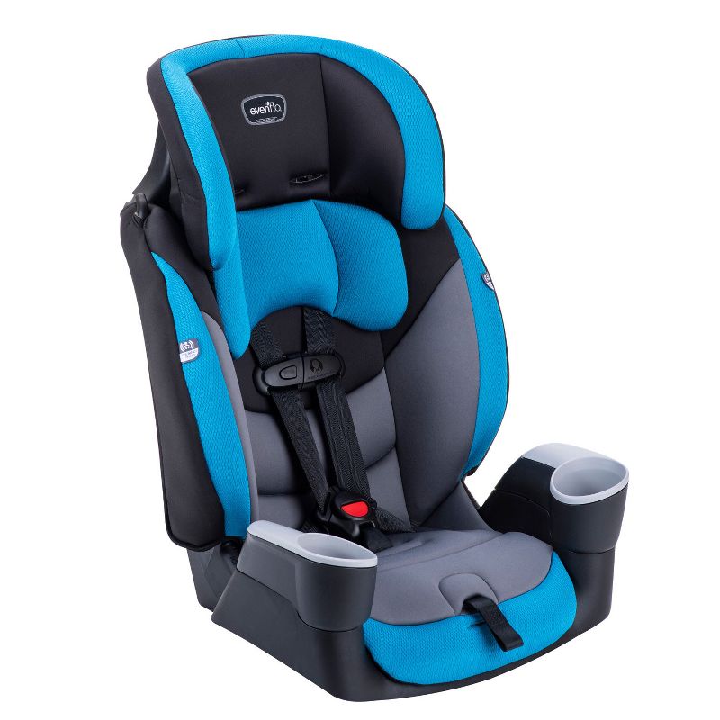 Evenflo 34912366 Maestro Convertible Forward Facing Sport Harness Toddler Child Booster Car Seat for Kids 2 to 8 Years Old, Palisade Blue