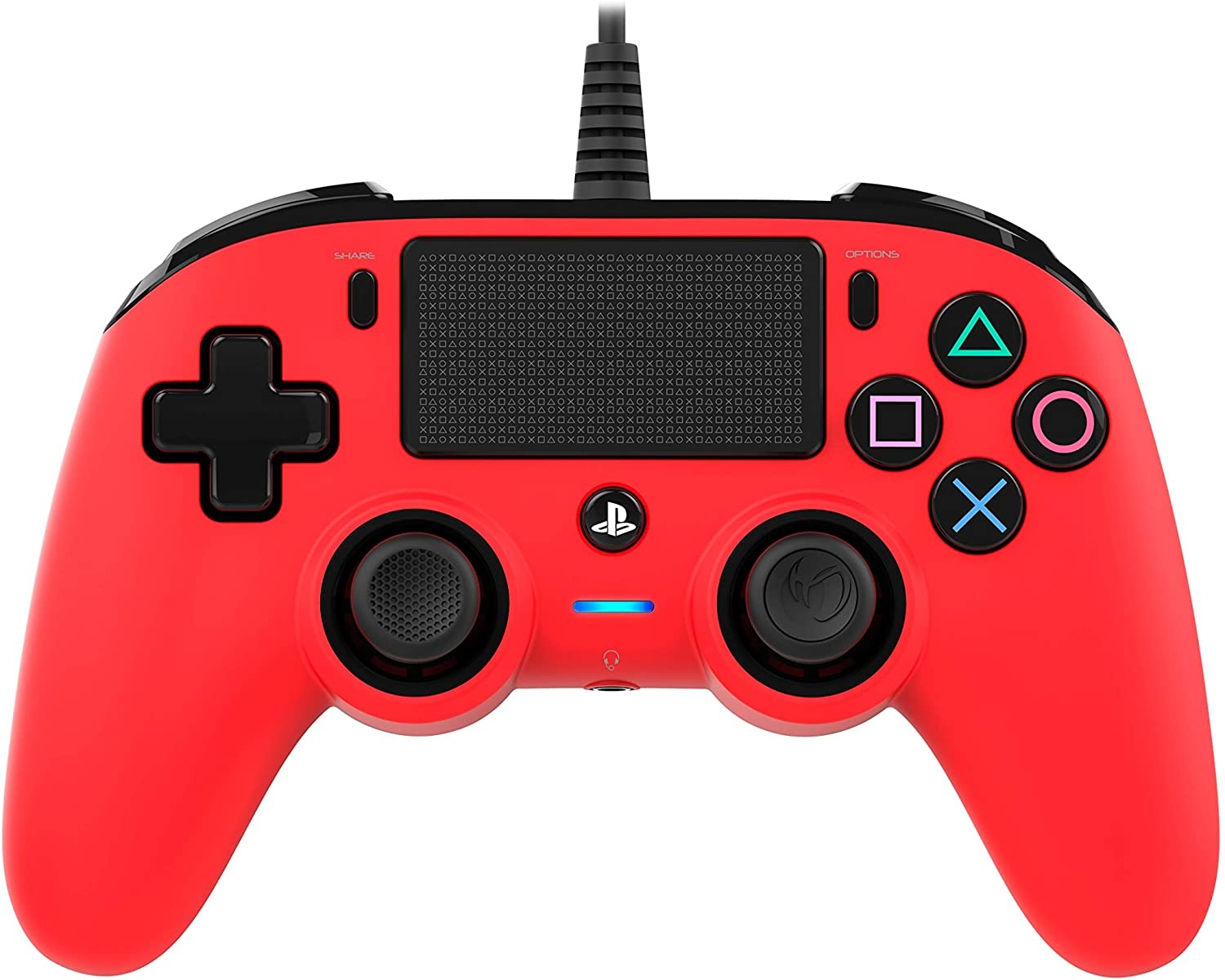 Nacon Wired Compact Controller for PlayStation 4 (Red)