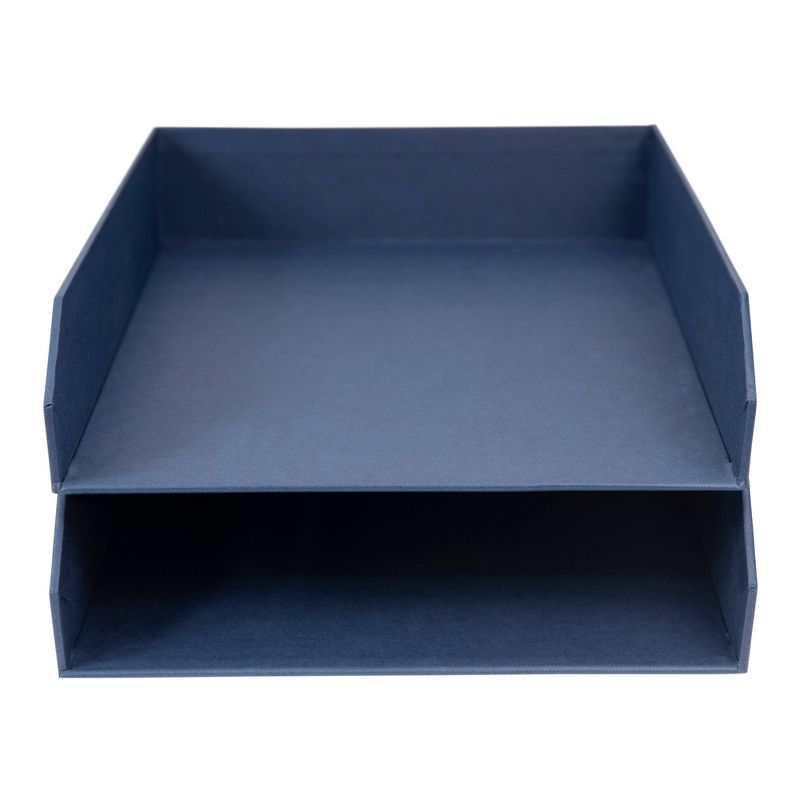 Hakan 2pk Letter Trays Navy - Bigso Box of Sweden