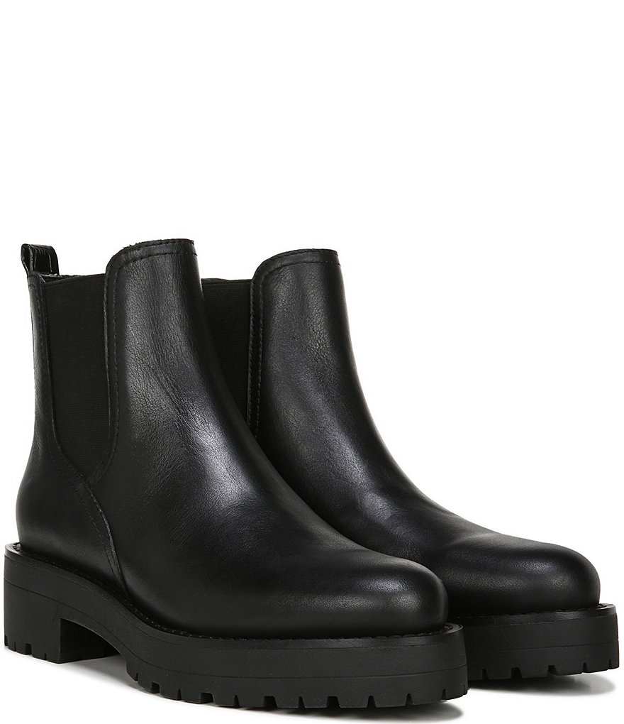 Sam Edelman Justina Waterproof Leather Chelsea Booties