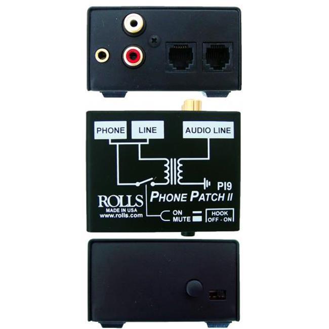 Rolls PI9 Phone Patch II Telephone Output Adapter, RJ11