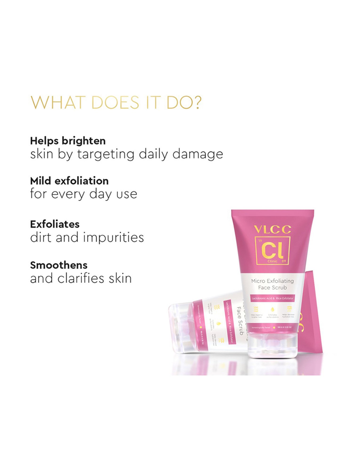 VLCC Clinic Micro Exfoliating Face Scrub - 100 gm