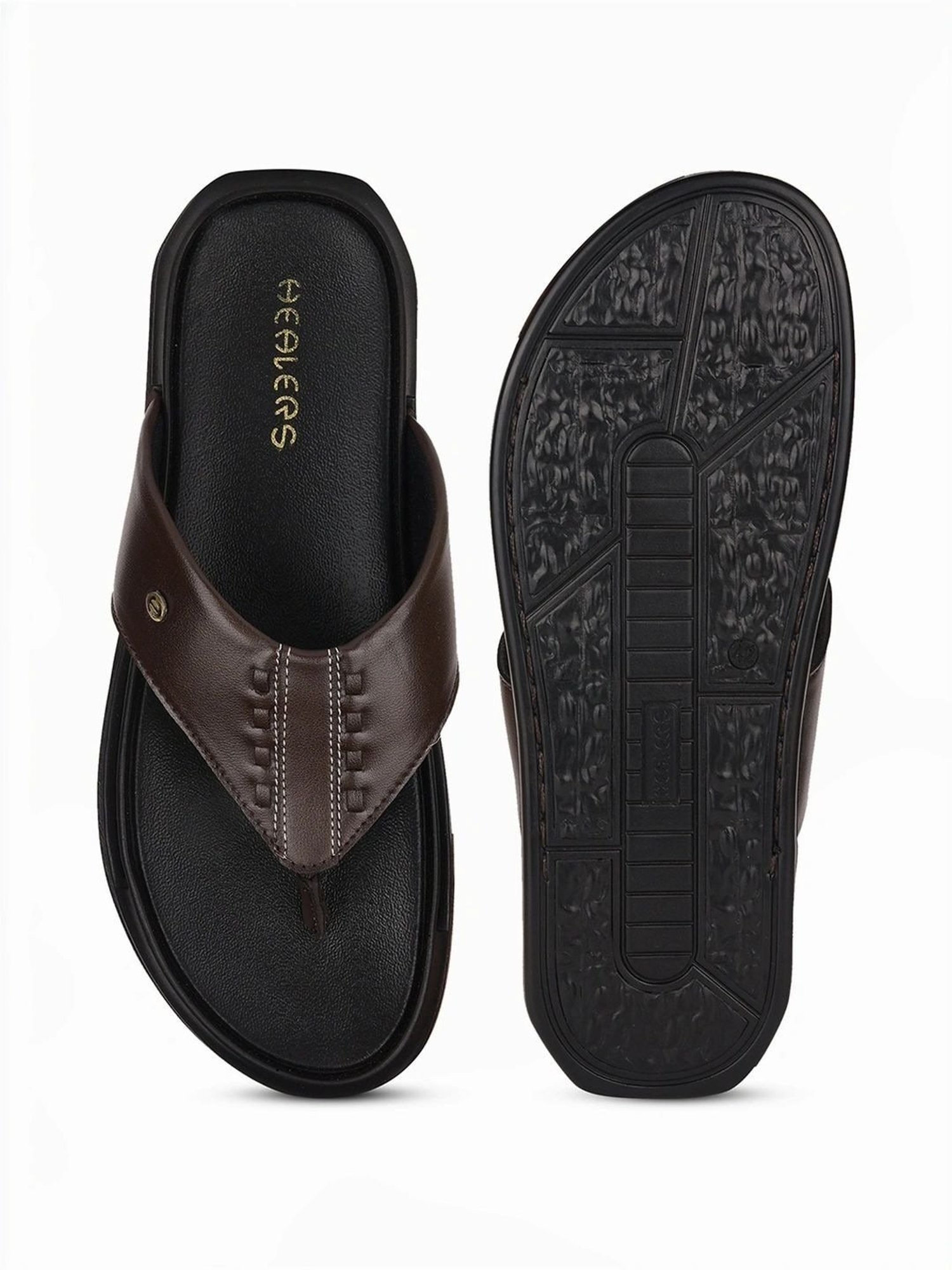 Healers by Liberty Men's Brown Thong Sandals