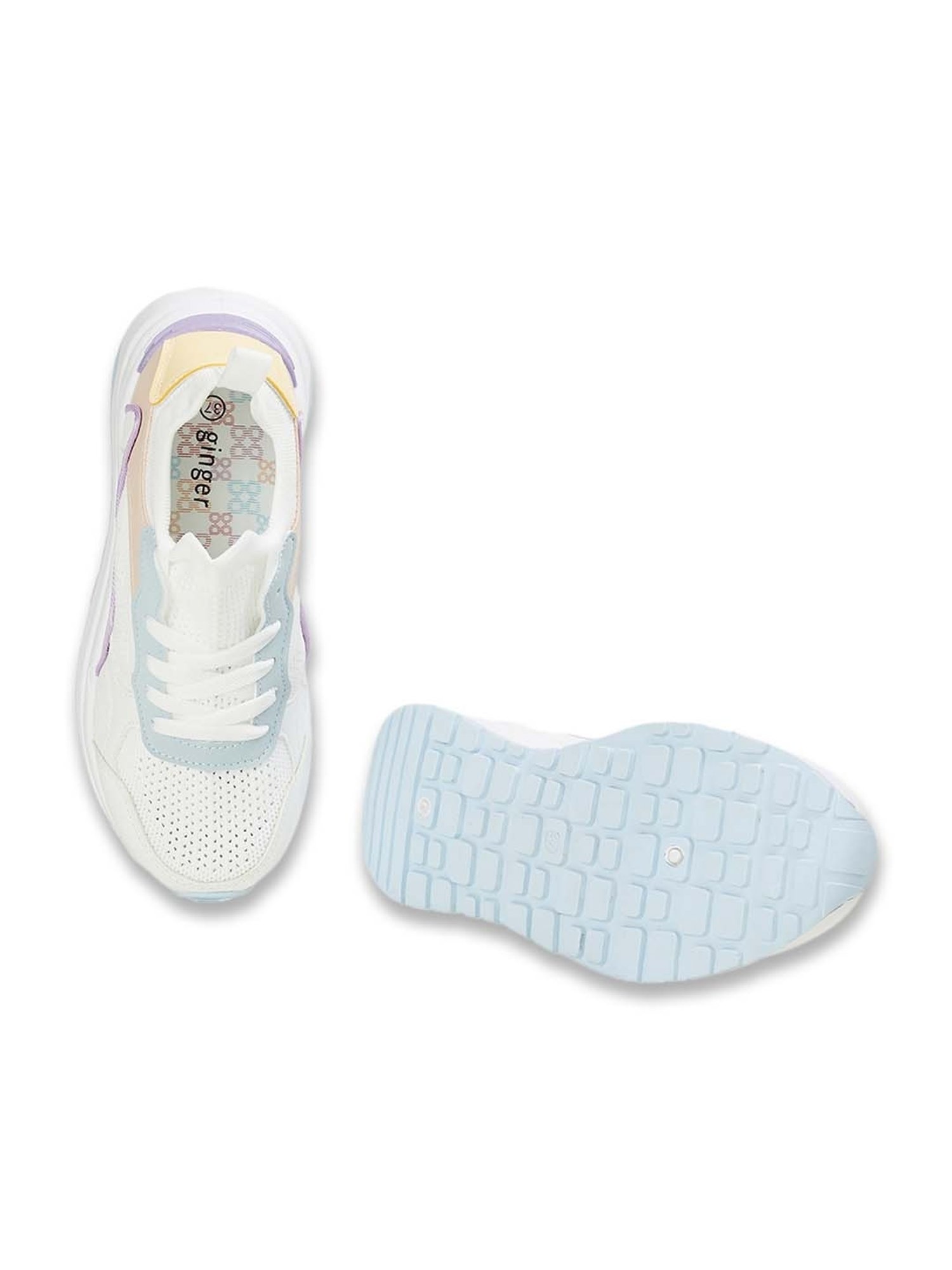 Ginger by Lifestyle Women's White Running Shoes