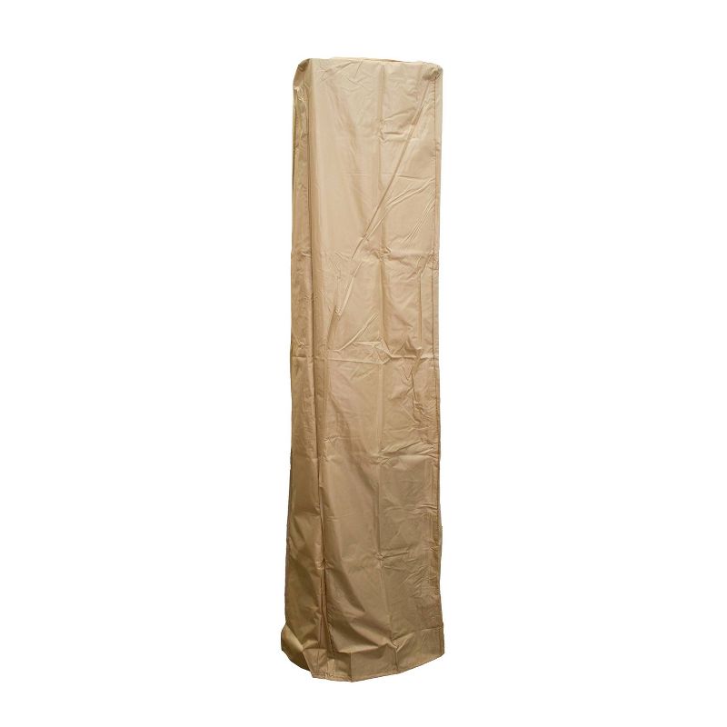 Square Glass Tube Patio Heater Cover - Tan - AZ Patio Covers