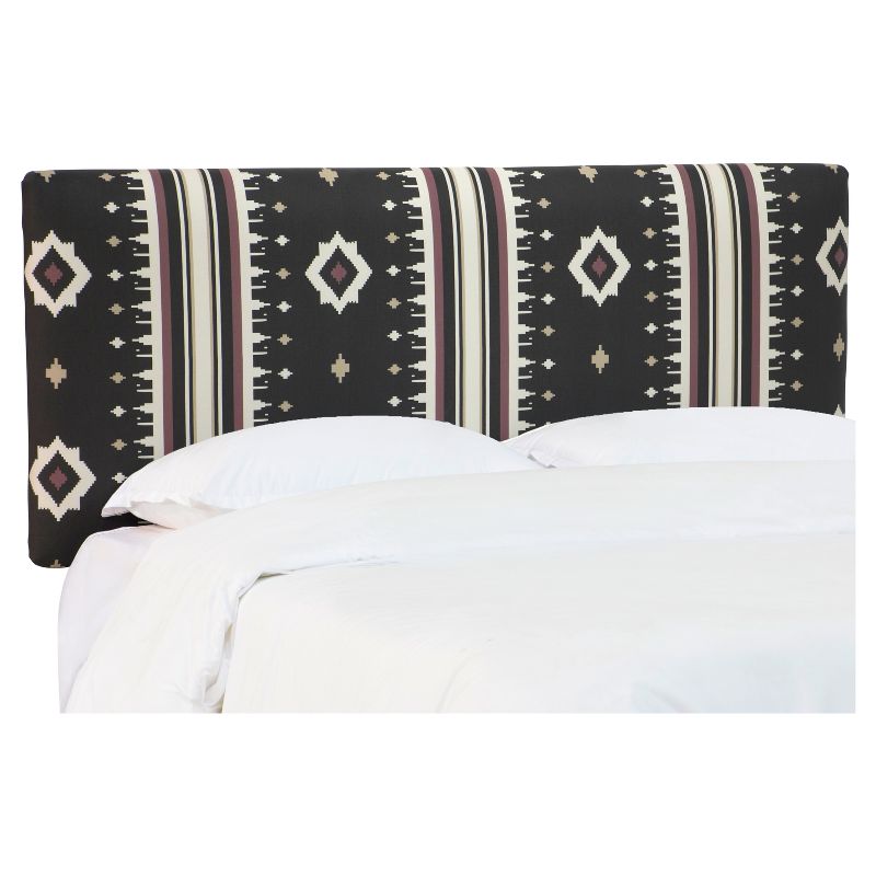 Olivia Upholstered Headboard - California King - Sandro Raisin - Skyline Furniture