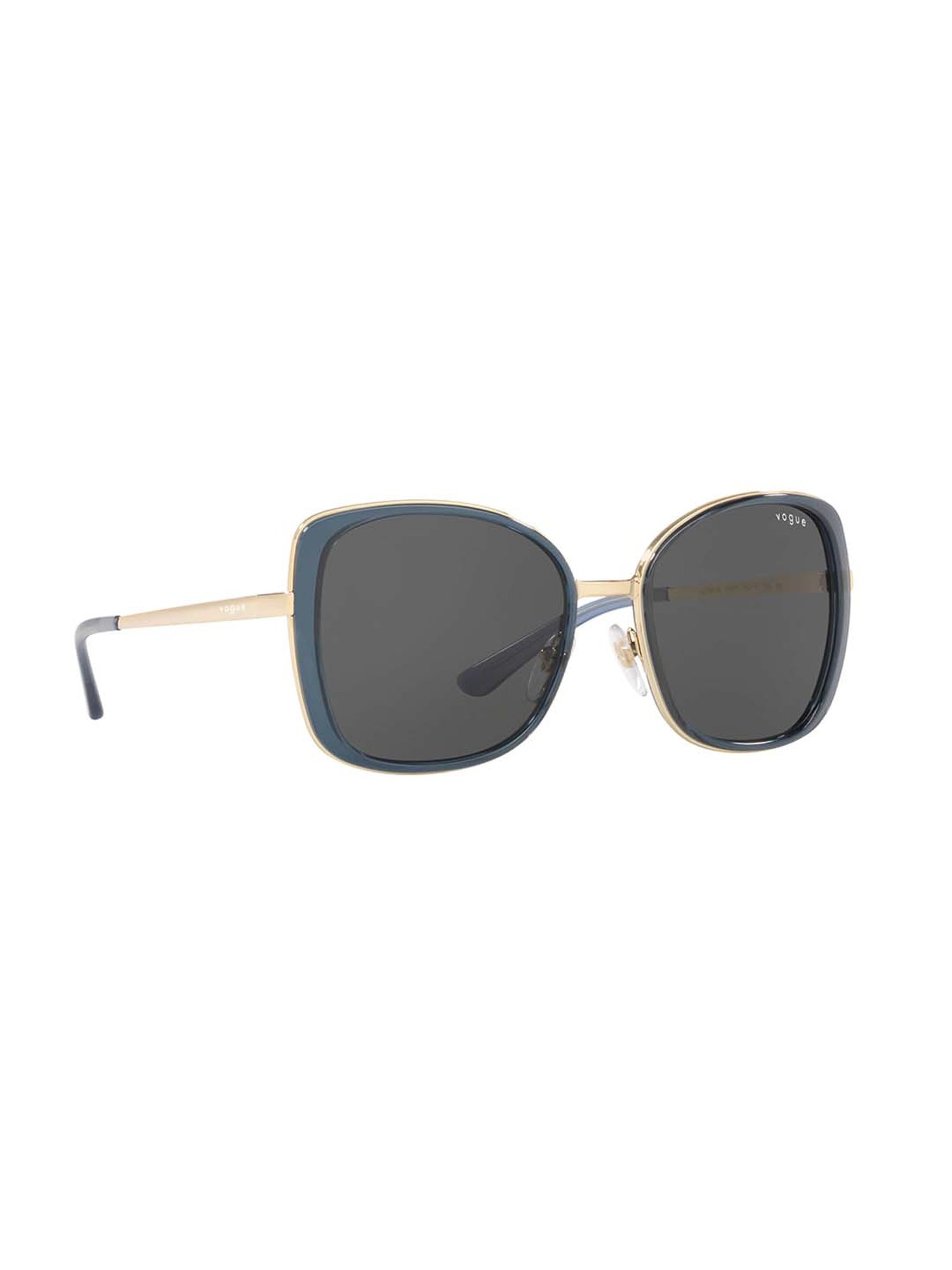 VOGUE EYEWEAR Women UV Protected Grey Lens Square Sunglasses - 0VO3990SI848/8755