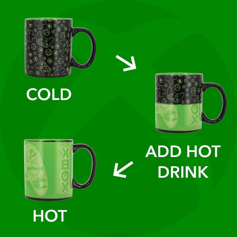 XBox 10oz Heat Change Ceramic Mug