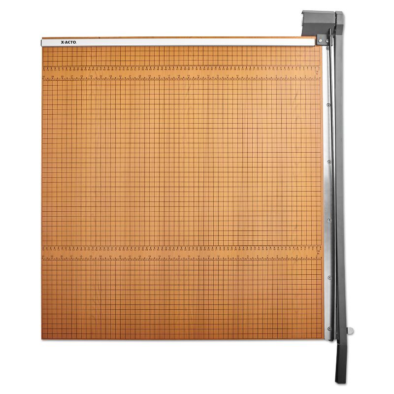 X-Acto Square Commercial Grade Wood Base Guillotine Trimmer 20 Sheets 30" x 30" 26630