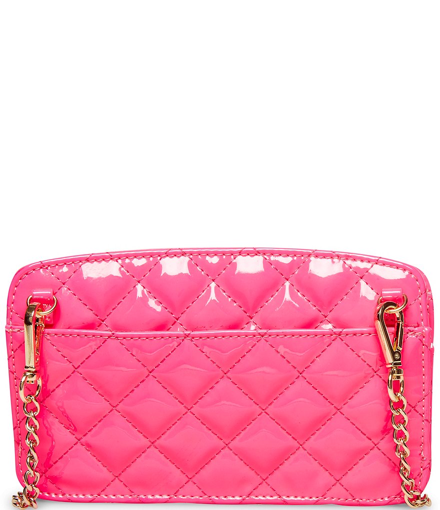 Betsey Johnson Patent Brights Quilted Crossbody Bag