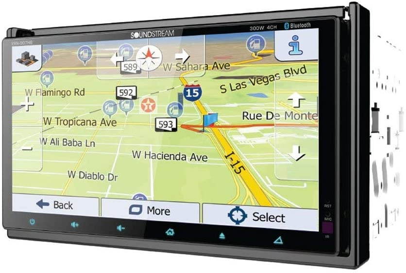Soundstream VRN-DD7HB Double DIN Bluetooth In-Dash Car Stereo Receiver