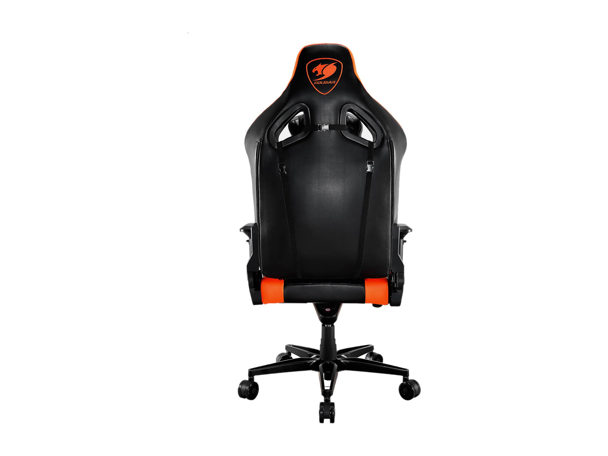 Cougar Armor Titan (Orange) Ultimate Gaming Chair with Premium Breathable PVC Leather, 352.0 lbs. Support, 170 Degree Reclining