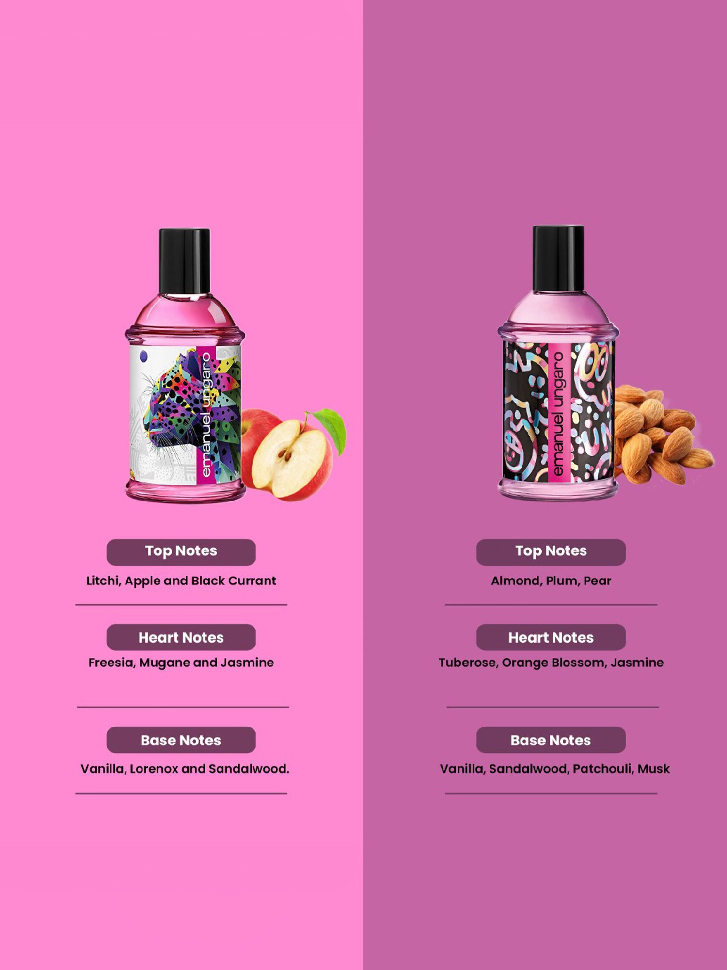 Emanuel Ungaro Intense Eau de Parfum for Her - Pack of 2