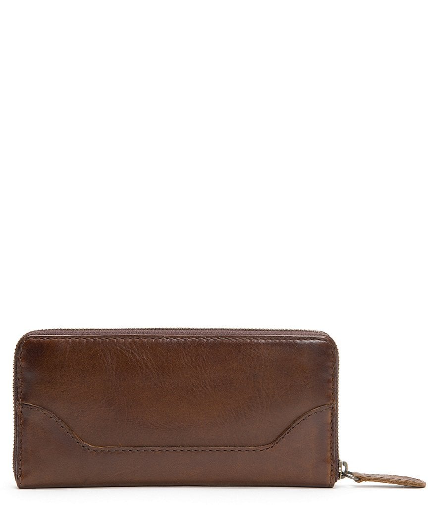 Frye Melissa Leather Zip Wallet