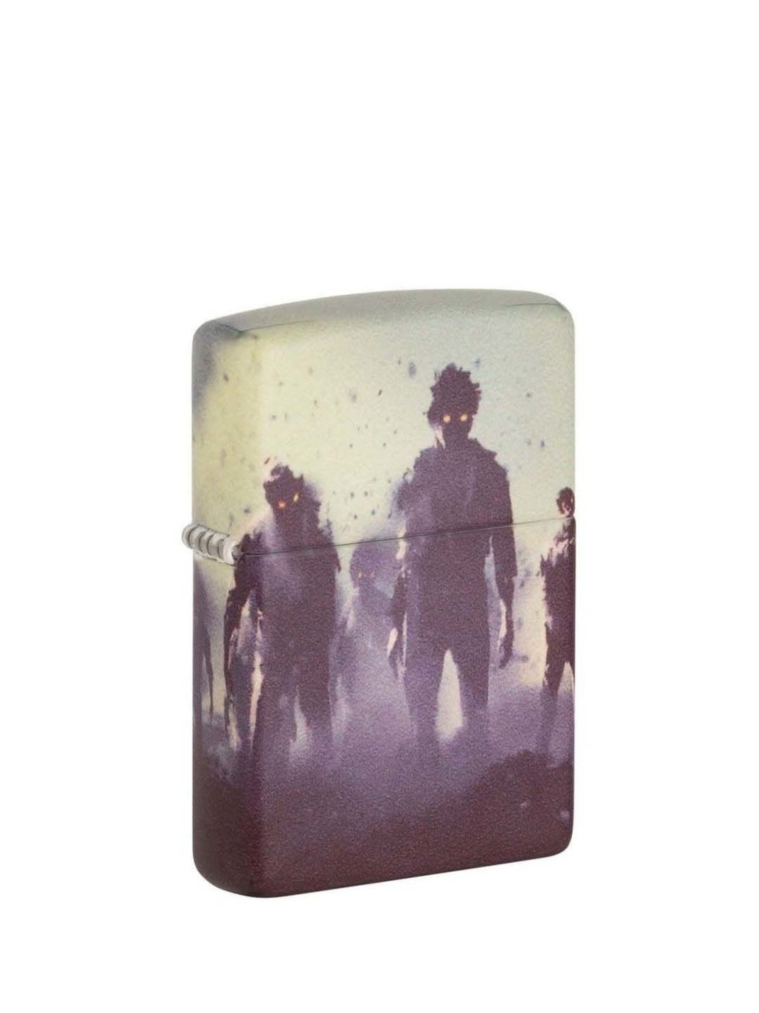 Zippo Multicolor Brass Zombie Design Windproof Pocket Lighter