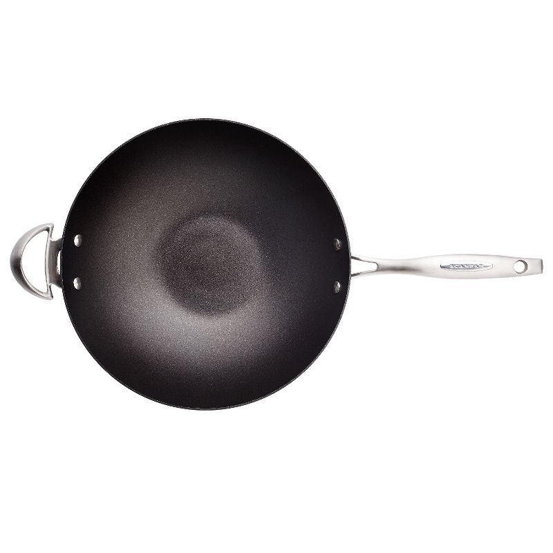 Victoria Cast Iron Wok with Stability Base 14" Black