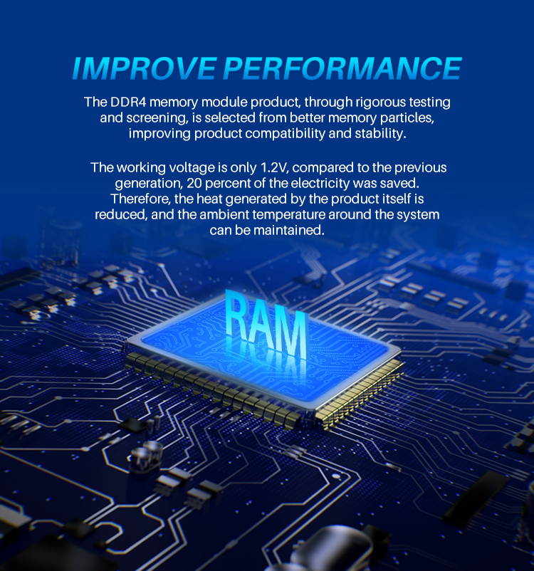 OSCOO Memory Ram DDR4  High Performance For Laptop Notebook