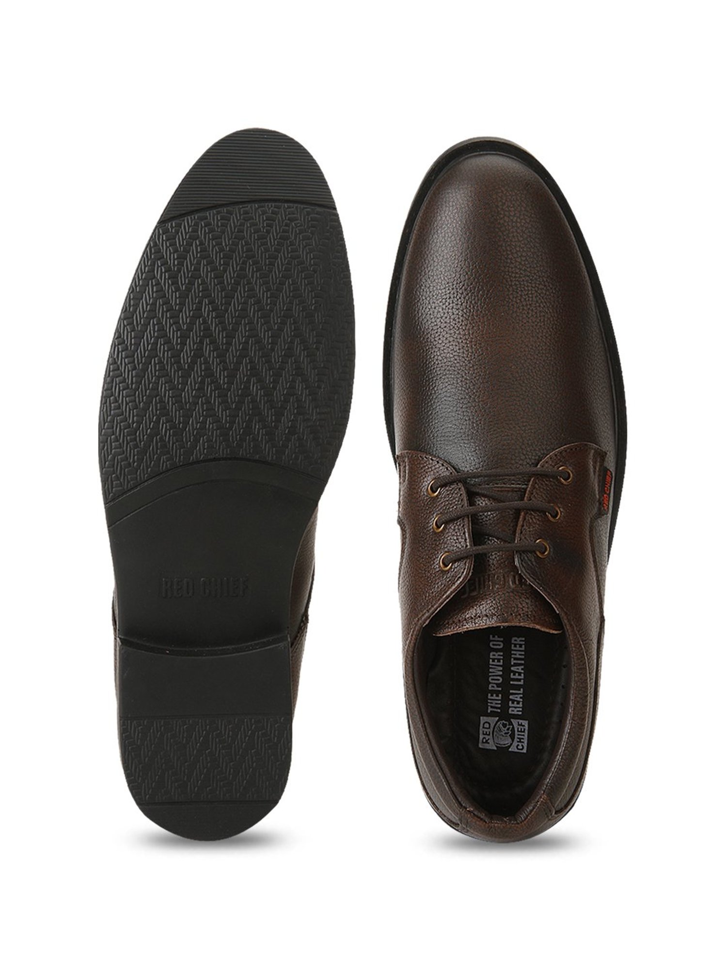 Red Chief Men's Brown Derby Shoes