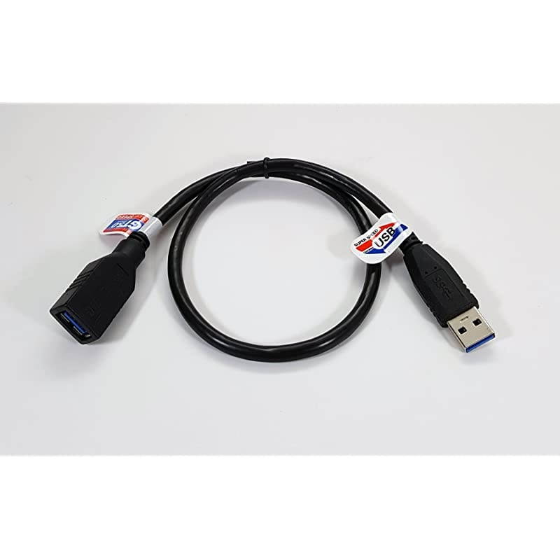 USB 30 Extender 15 Feet SuperSpeed USB 30 A Male to USB 30 A Female Extension Cable Black