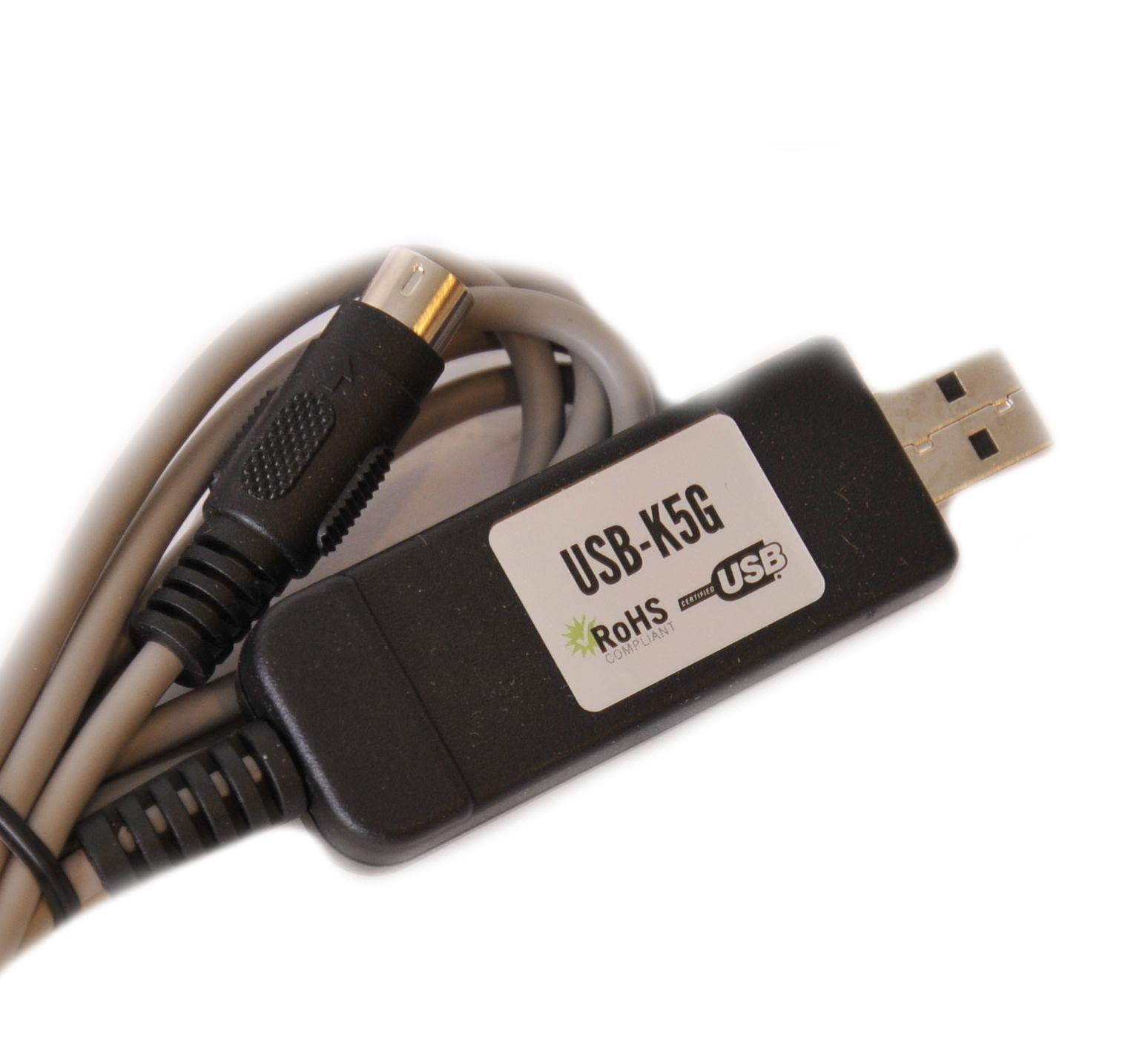 RT Systems USB-K5G Programming Cable for Kenwood Mobile Radios - TM-V71, TM-D710