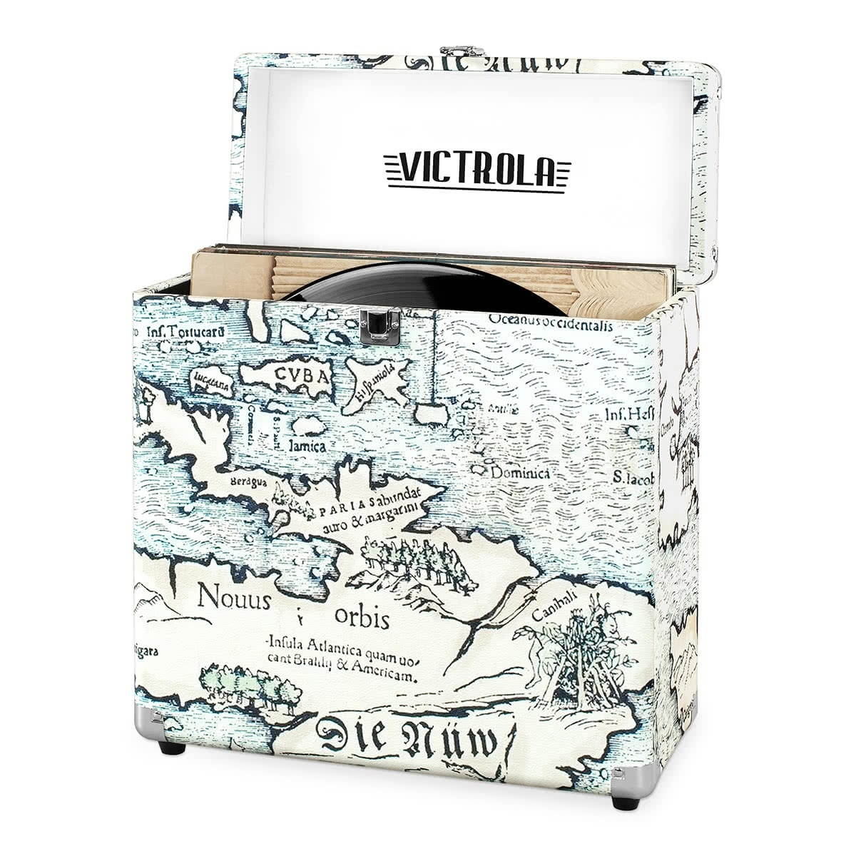 Victrola - Storage Case for Vinyl Turntable Records - Map