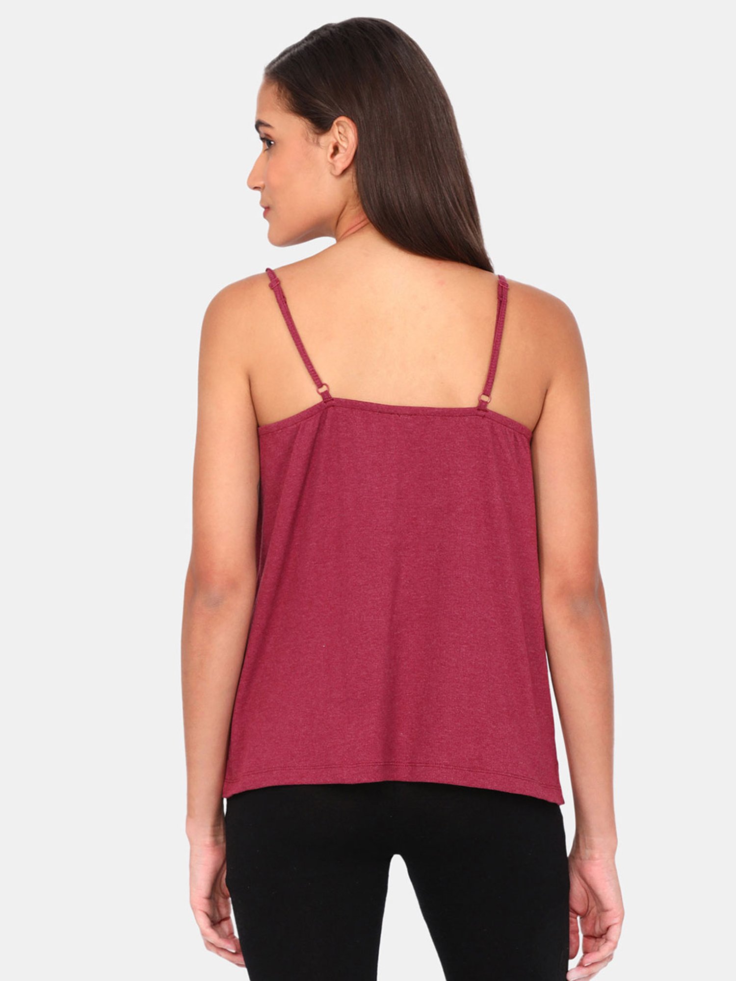 Zivame Red Relaxed Fit Camisole