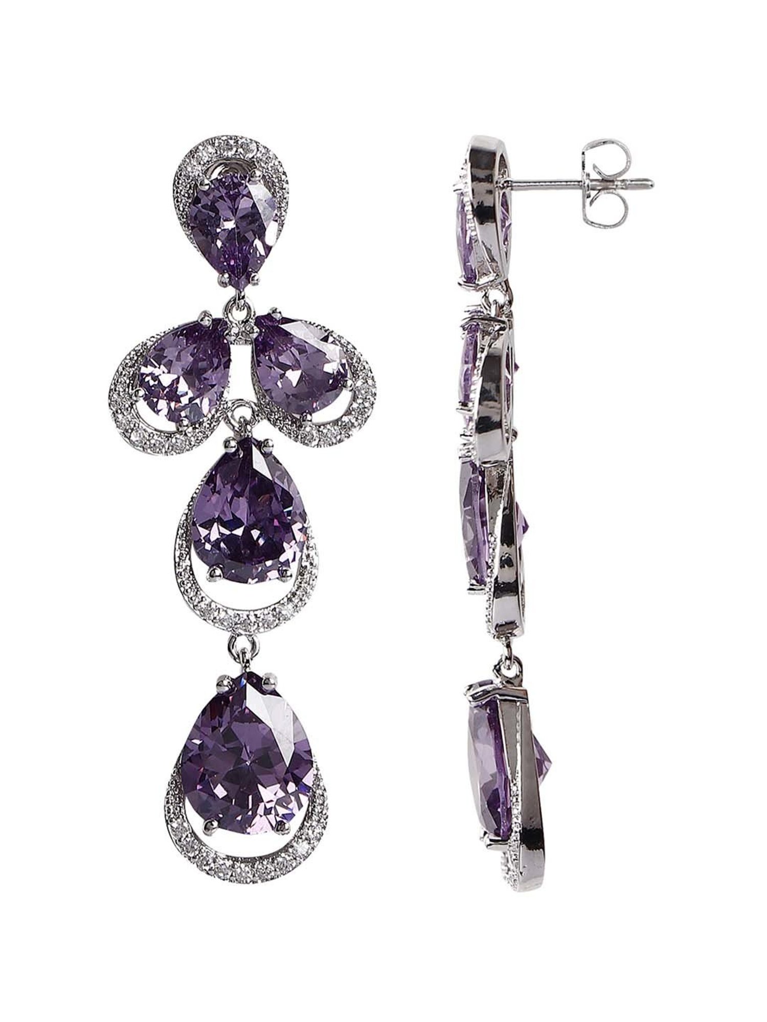 The Real Effect London 800 Silver Earrings for Women