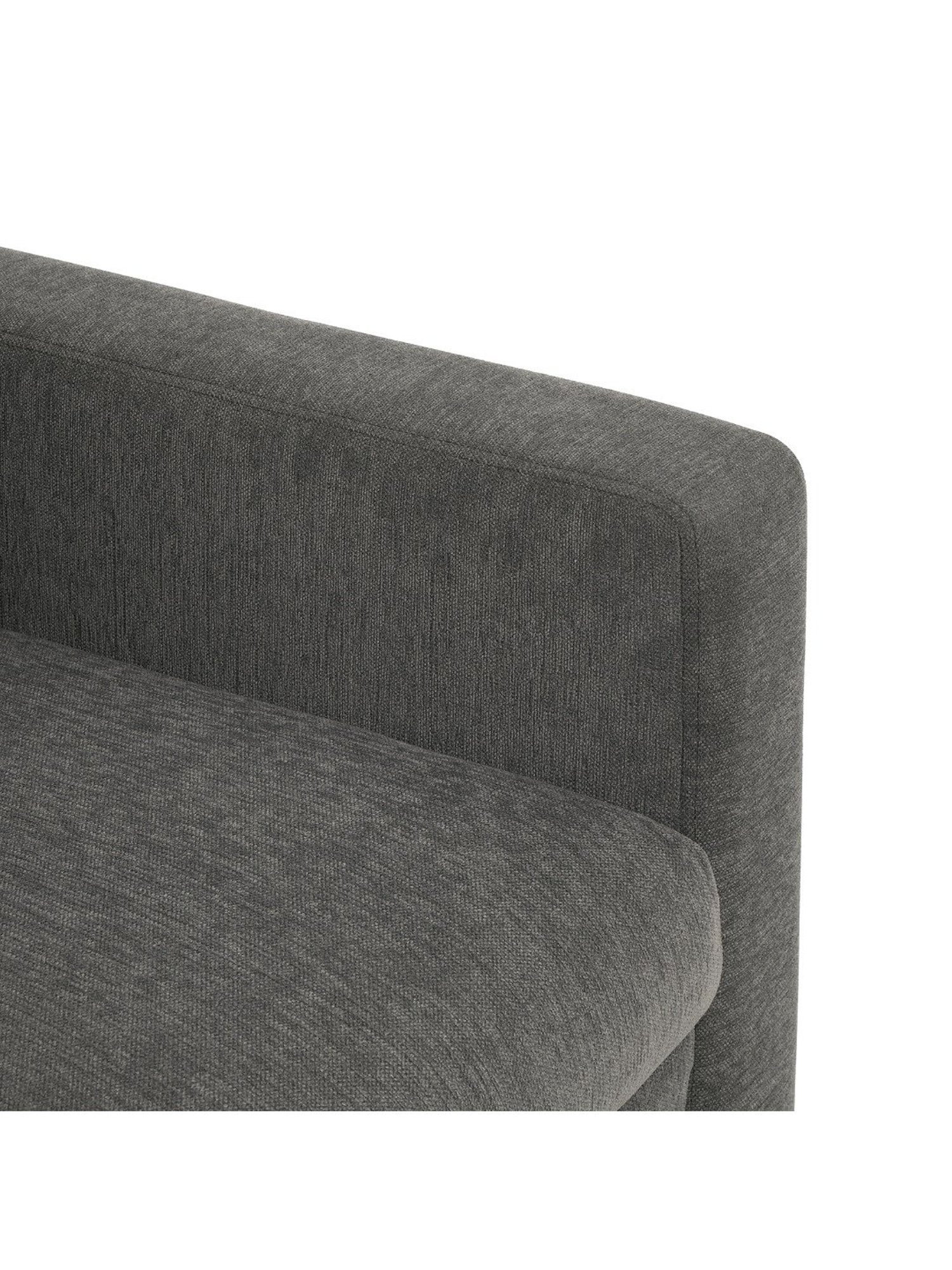 Duroflex Ease Grey Neem Wood 3 Seater Sofa