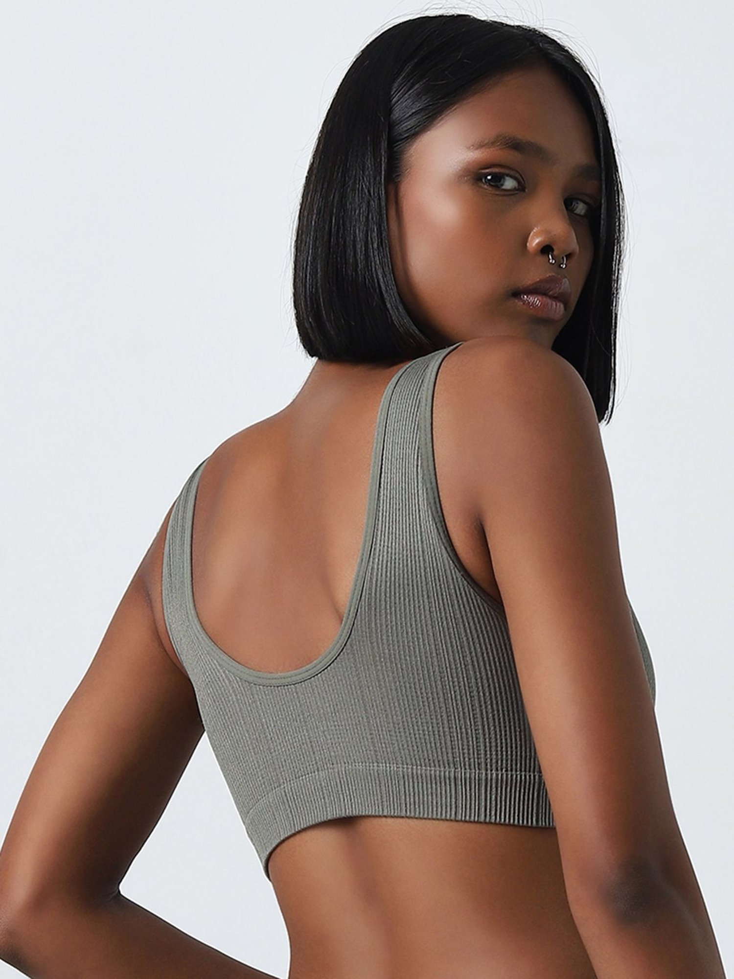 Tweens Peach & Green Non Padded Bra (Pack Of 2)