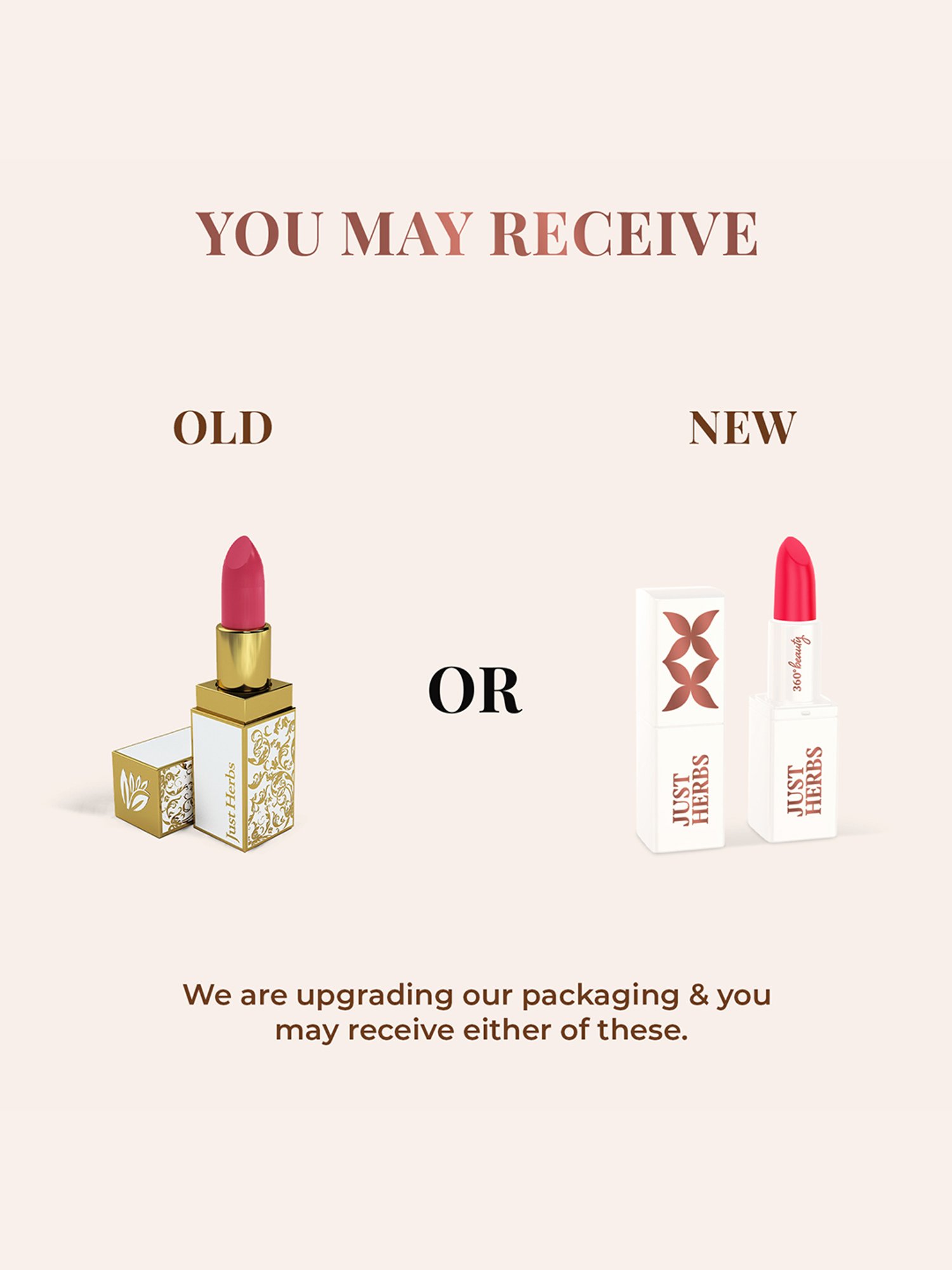 JUST HERBS Herb Enriched Ayurvedic Lipstick 06 Serin (Burnt Red) - 1.8 gm