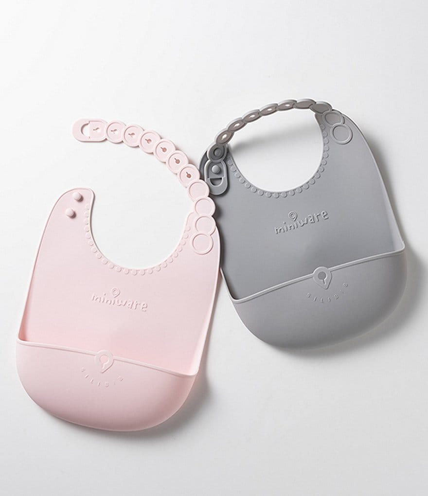 Miniware Roll & Lock Bibs 2-Pack