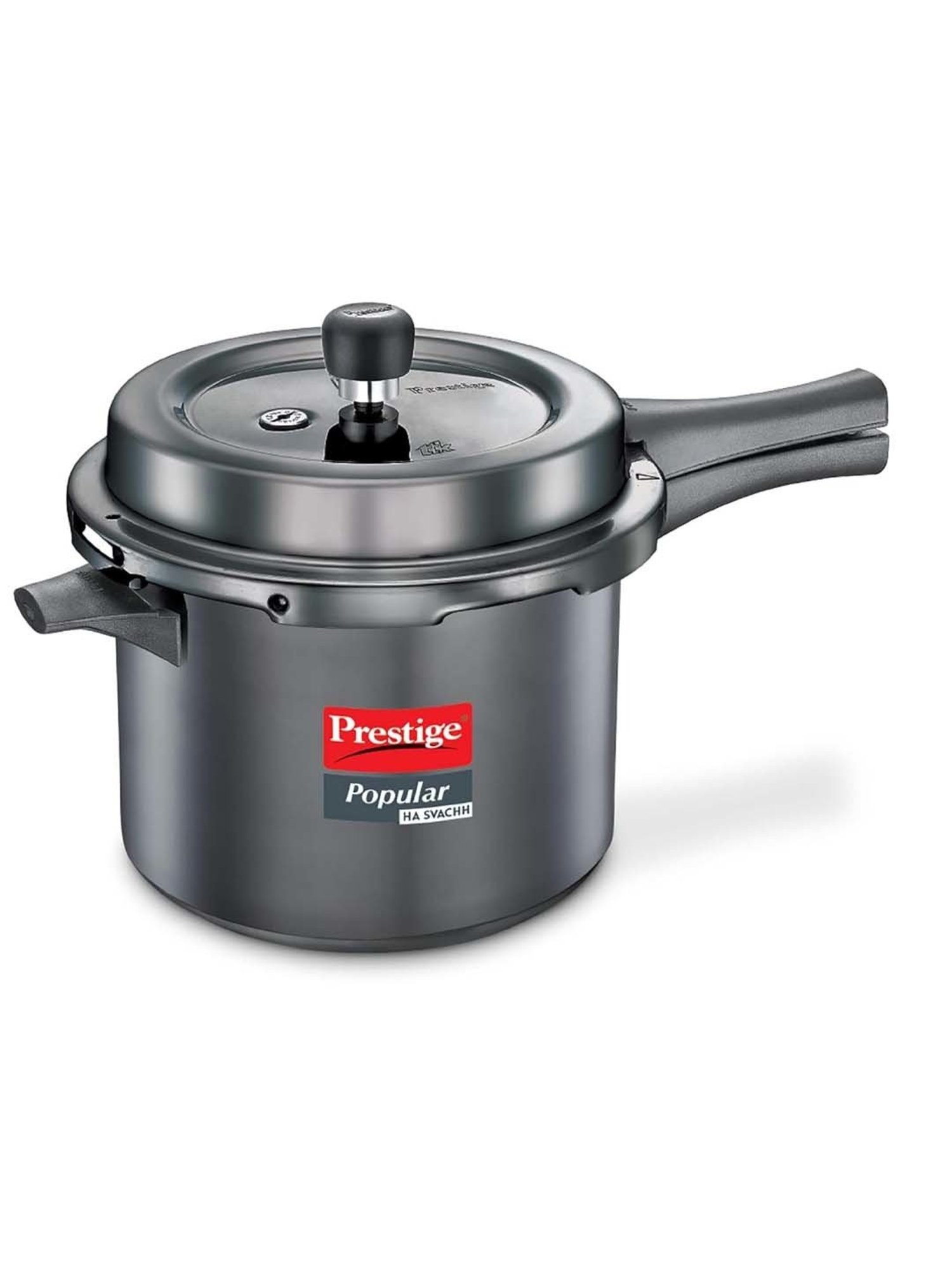 Prestige Black Hard Anodised Popular Svachh Pressure Cooker (5 L)