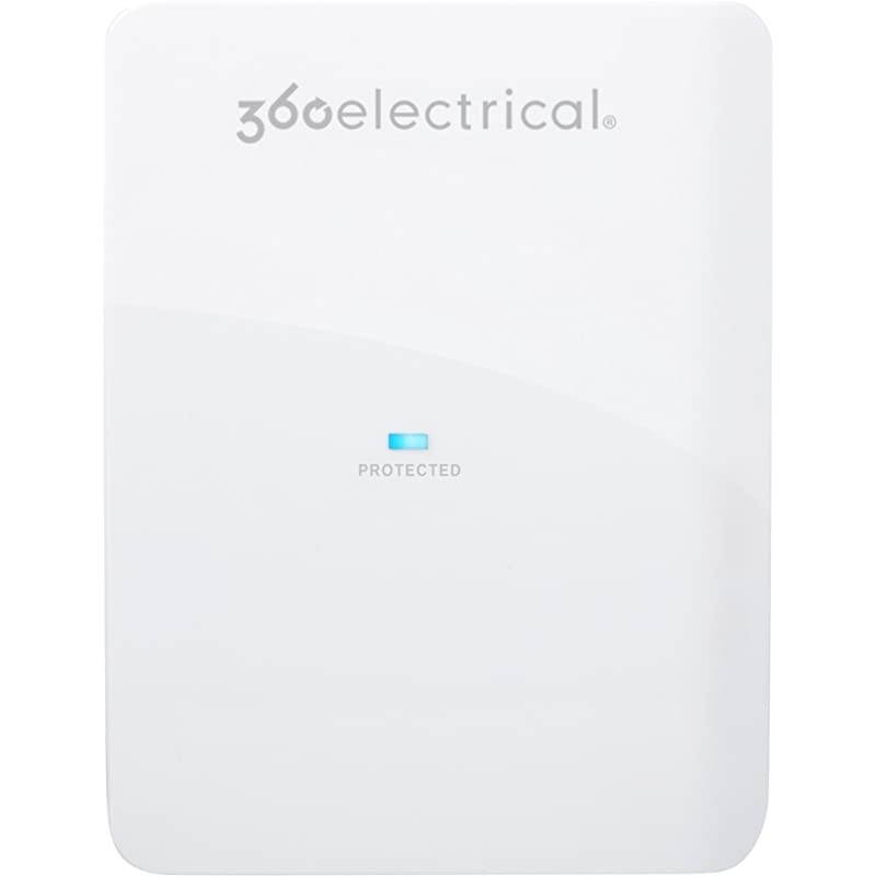 360352 Sideline Protector, 6 Side Facing Outlets, 900 Joules of Surge Protection, White