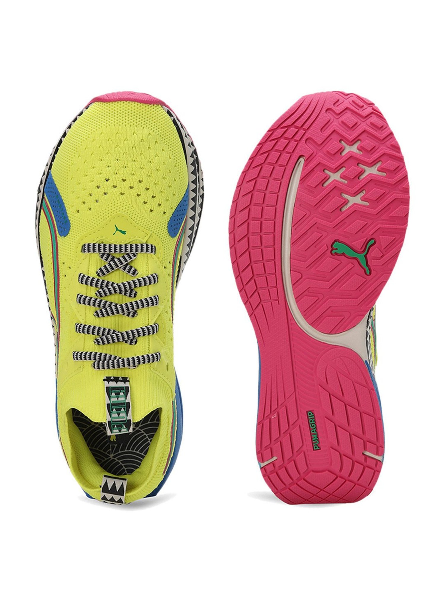 Puma Women's lemlem NITRO Luxe Lime Training Shoes