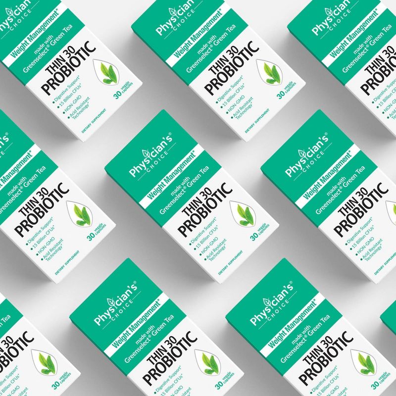 Physician's Choice Thin 30 15 Billion CFUs Probiotic Capsules - 30ct