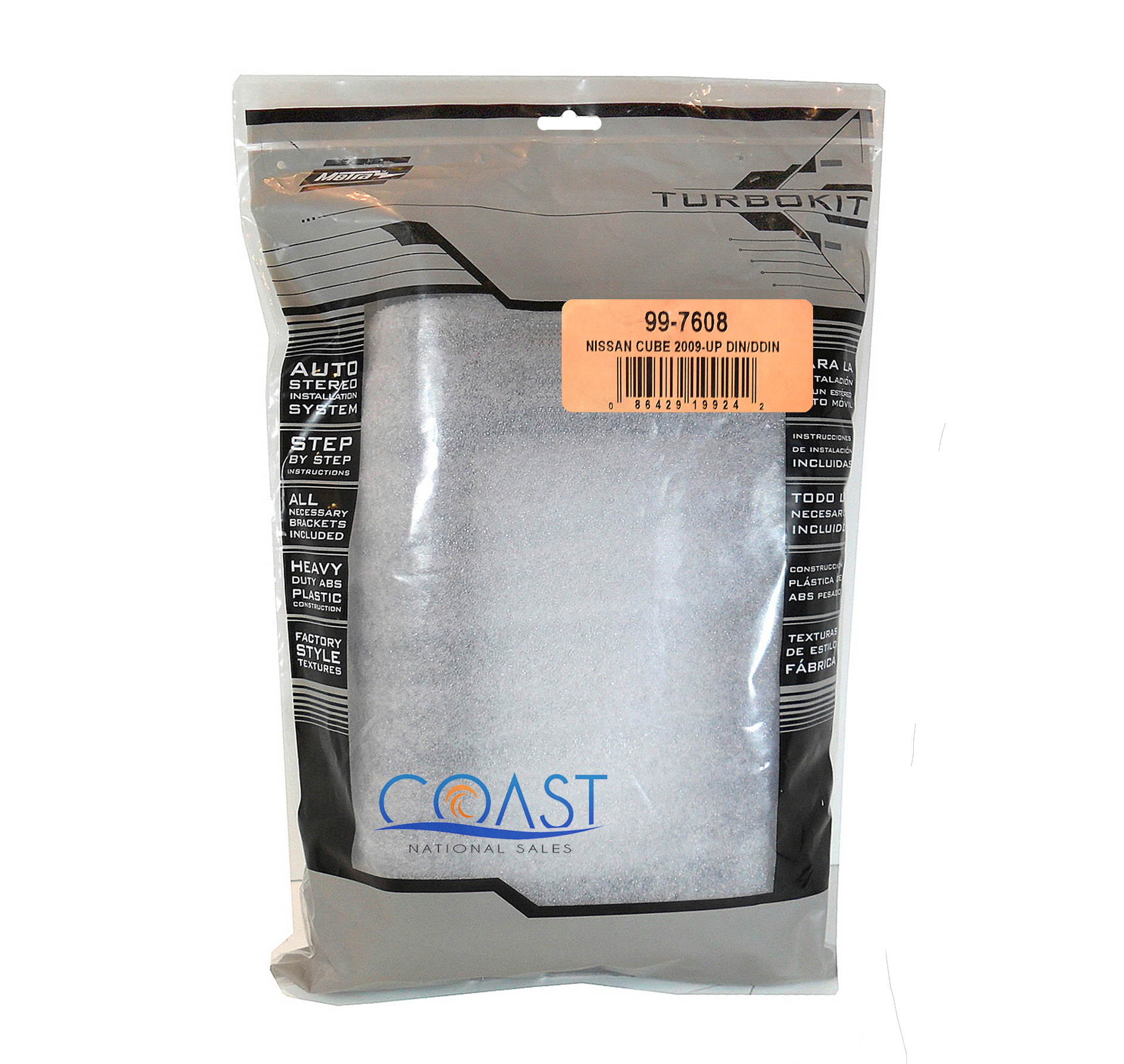 Metra 99-7608 Single or Double DIN Installation Dash Kit for 2009 Nissan Cube