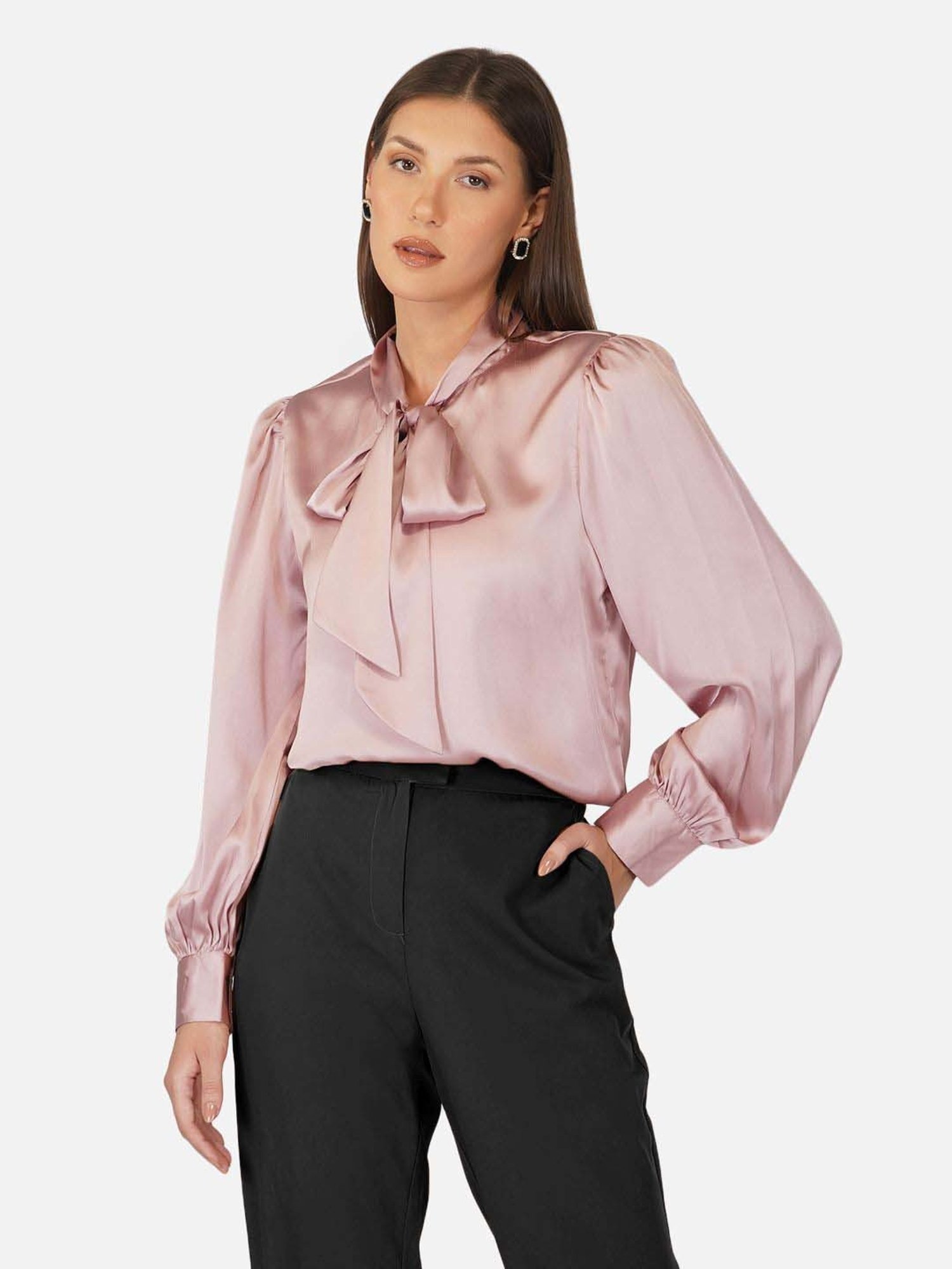 PURYS Pink Regular Fit Top