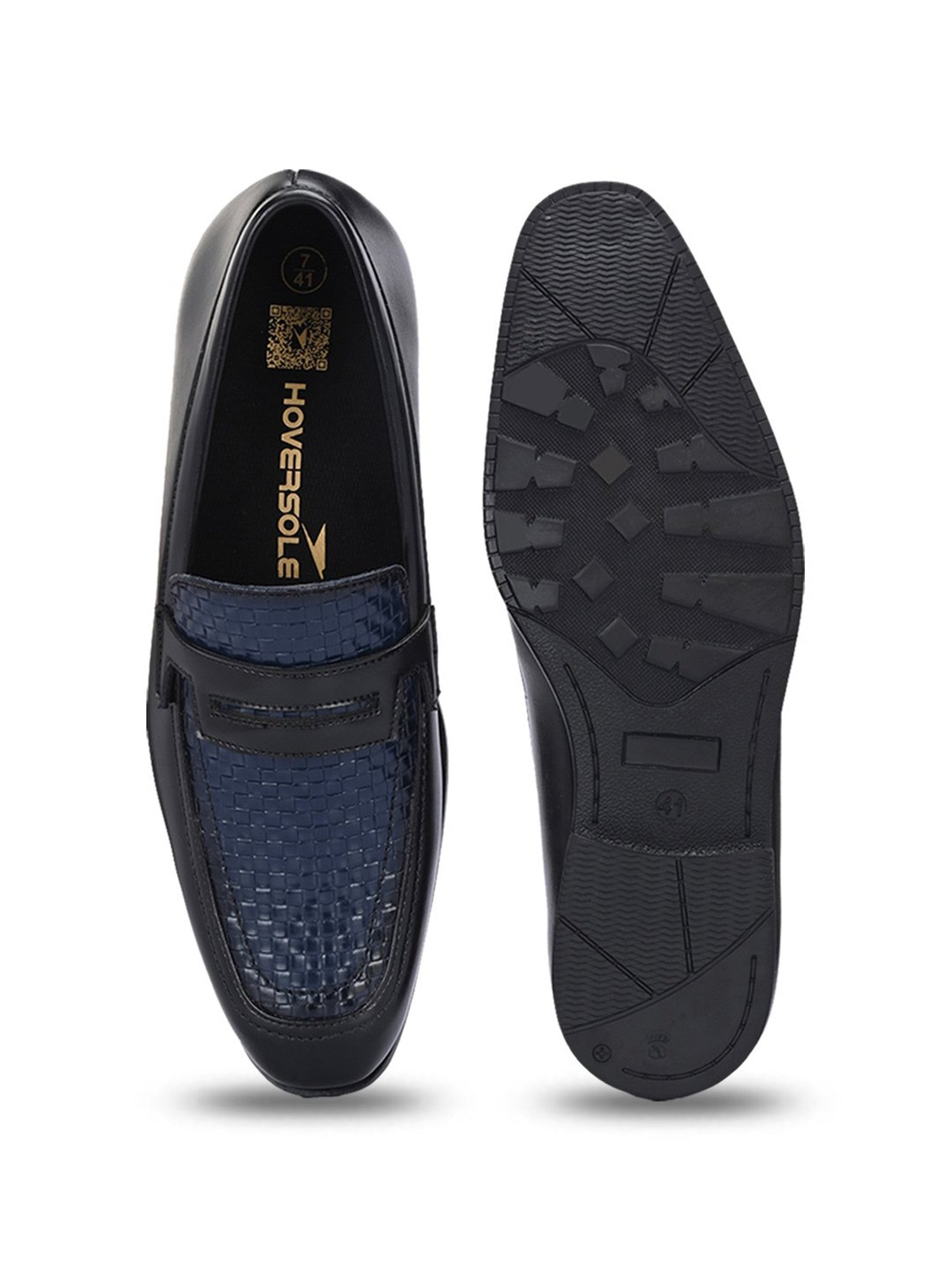 Hoversole Men's Nick Black Loafers