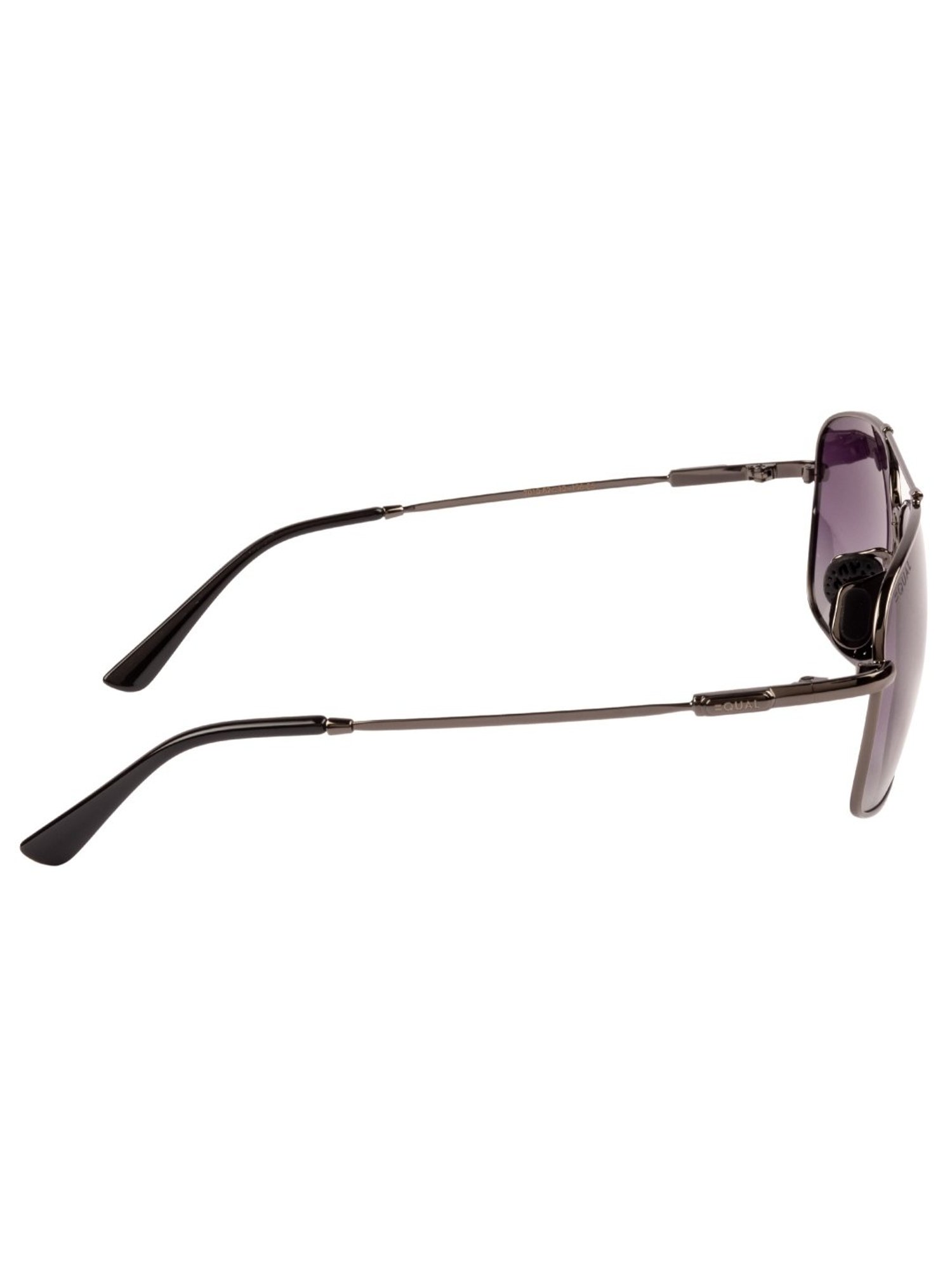Equal Grey Square Unisex Sunglasses