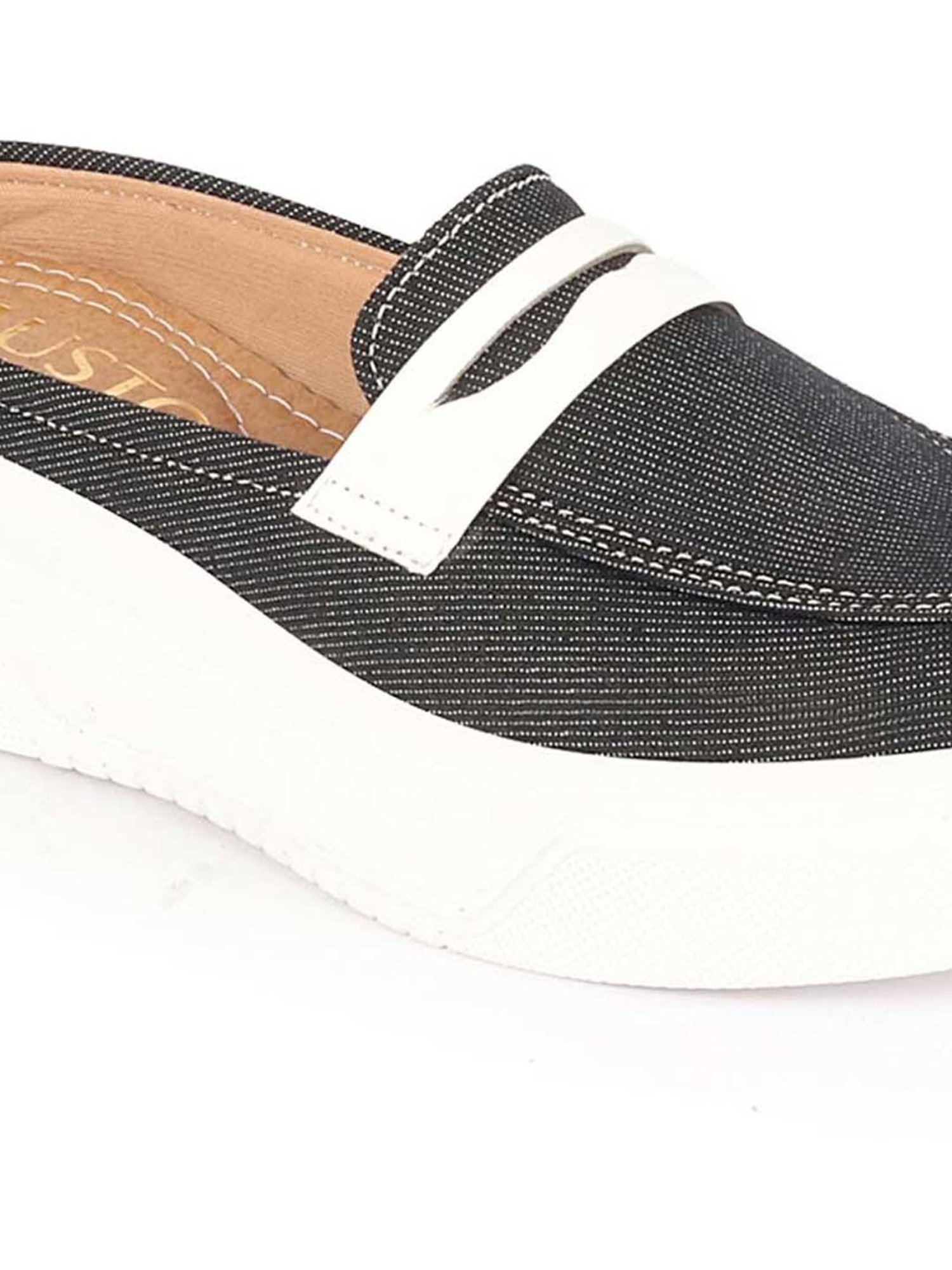 Fausto Women's Grey Mule Shoes